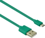 LAMTECH DATACABLE MICRO USB 1m GREEN