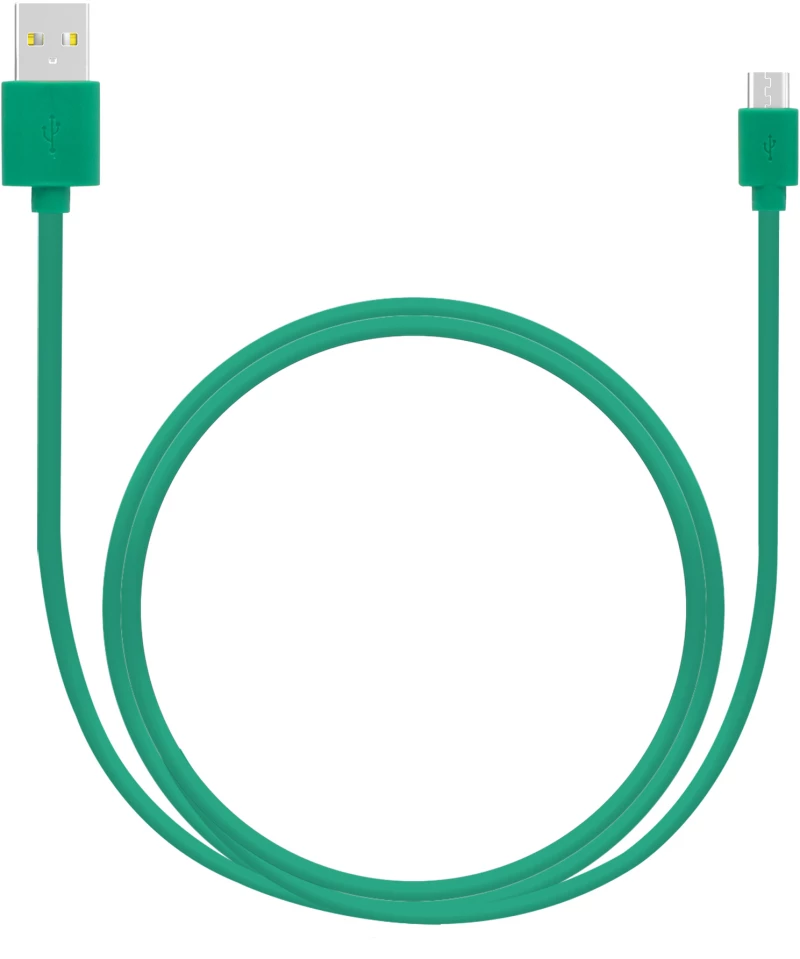 LAMTECH DATACABLE MICRO USB 1m GREEN