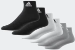 ADIDAS CUSHIONED SPORTSWEAR ANKLE SOCKS 6 PAIRS - IC1292
