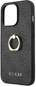Guess 4G Ring Case - Case for iPhone 13 Pro (Grey)