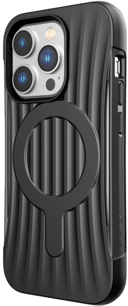 X-Doria Raptic Clutch MagSafe - Biodegradable case for iPhone 14 Pro (Drop-Tested 3m) (Black)