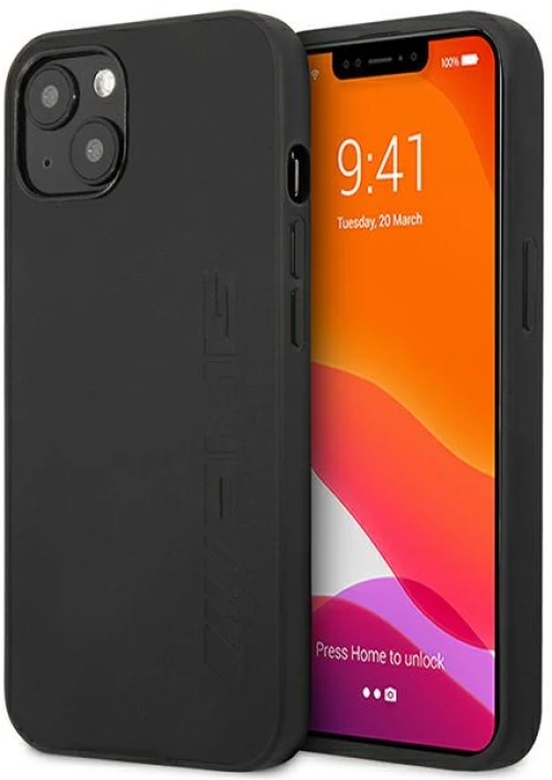 AMG Leather Hot Stamped - Case for iPhone 14 (Black)