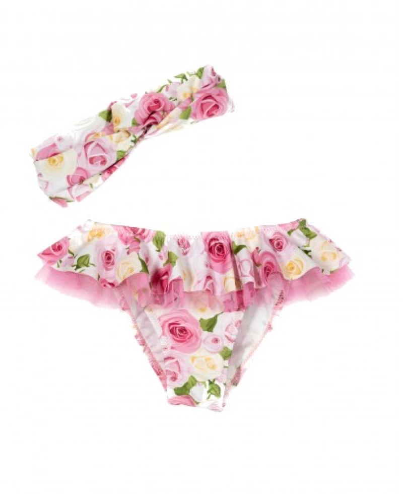 Παιδικό Μαγιό Μονοκίνι Tortue Roses S2-117-200-Ροζ