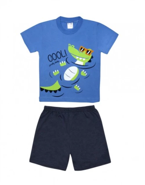 Παιδικές βαμβακερές πιτζάμες  Cool Μπλε/Navy