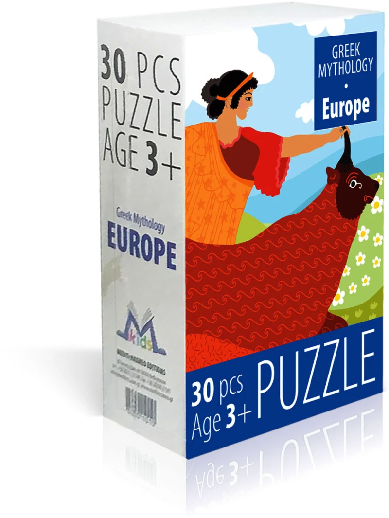 Παζλ Ελληνική Μυθολογία, Ευρώπη  Ταύρος - MEDITERRANEO EDITIONS