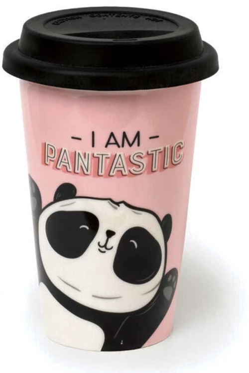 Legami Tu vuò fa' l'americano AME0016 ποτήρι με καπάκι Pantastic