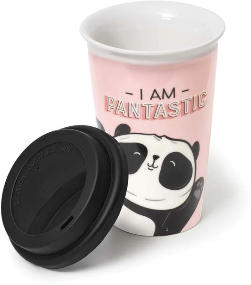 Legami Tu vuò fa' l'americano AME0016 ποτήρι με καπάκι Pantastic