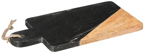 Βάση κοπής 30x15 μαύρο  marble