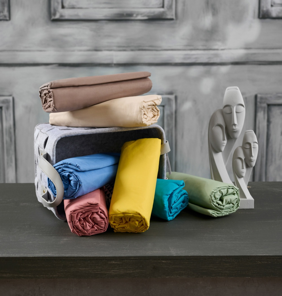 Σεντόνια Μονόχρωμα Λάστιχο Angel - Black, Ημίδιπλo λάστιχο (120x200+25)