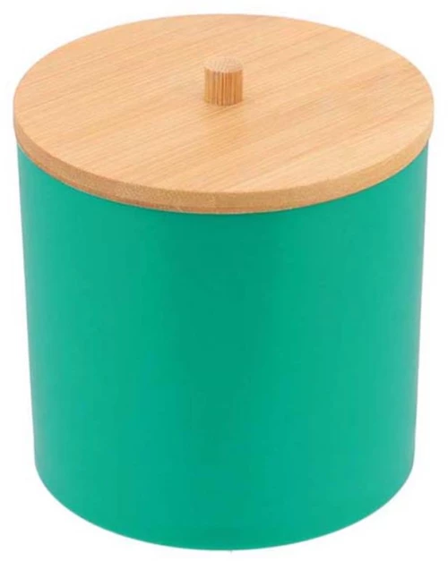 Δοχείο με καπάκι bamboo πράσινο