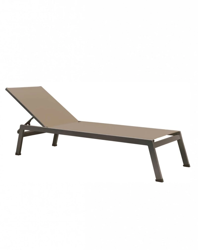 Sun-Lounger/Alu  Martinique - Αλουμίνιο - 198x62x35 cm