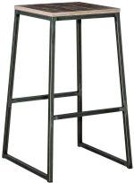 Barstool Monro/S - Μέταλλο - 48x46x77 cm