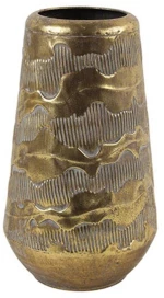 Βάζο μεταλλικό Peggie χρυσό 18,5x32,5