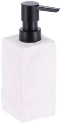 Dispenser polyresin τετράγωνο λευκό 260ml