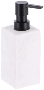 Dispenser polyresin τετράγωνο λευκό 260ml