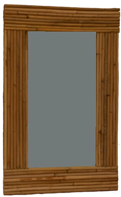 Καθρέπτης rattan 50x32