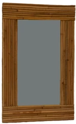 Καθρέπτης rattan 50x32