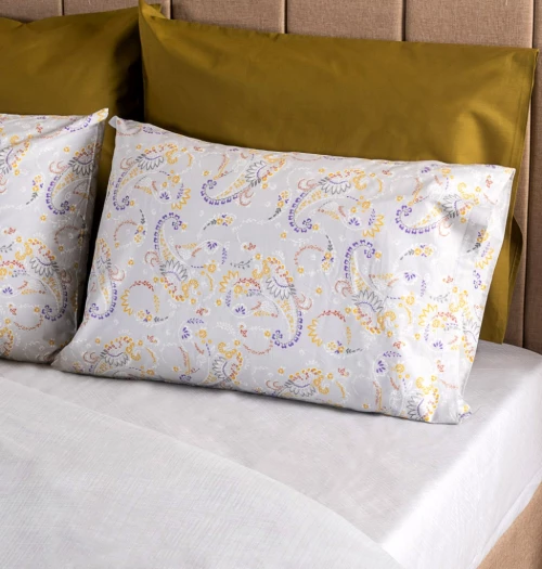 Μαξιλαροθήκες "Luna" Lily - Grey, 50x70