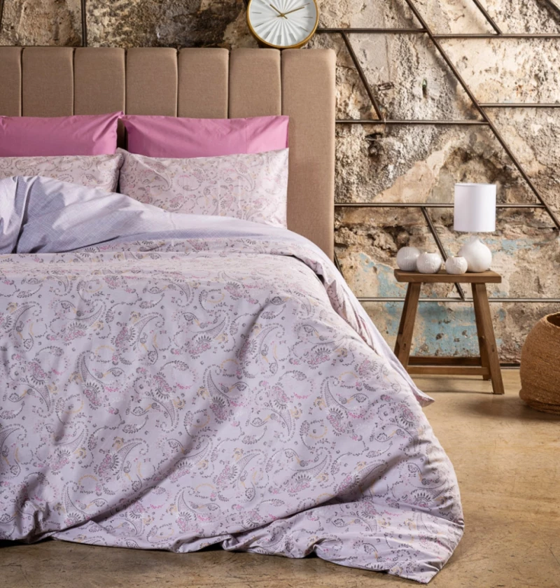 Σεντόνια Σετ "Luna" Lily Beige - Διπλά (2x 205×265 + 2 μαξ. 50×70)