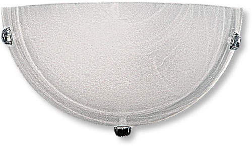 WLC 1751-1/2 WH ΑΠΛΙΚΑ ΛΕΥΚΟ ΓΥΑΛΙ 1XE27