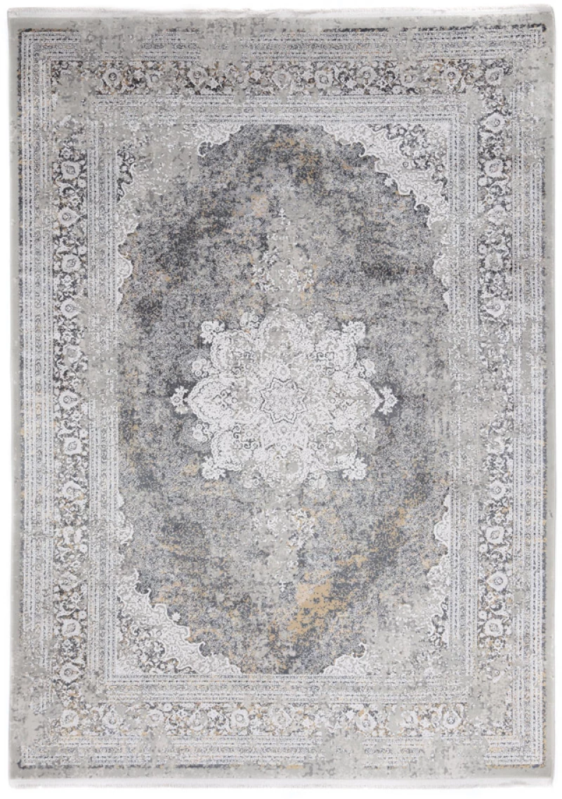 Χαλί Bamboo Silk Δ-5989A L.GREY ANTHRACITE Royal Carpet - 160 x 230 cm