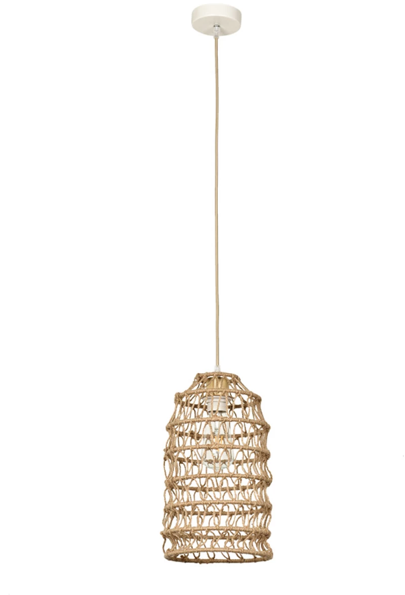 InLight Κρεμαστό Φωτιστικό από σχοινί 1xE27 D:20cm (4048-C)