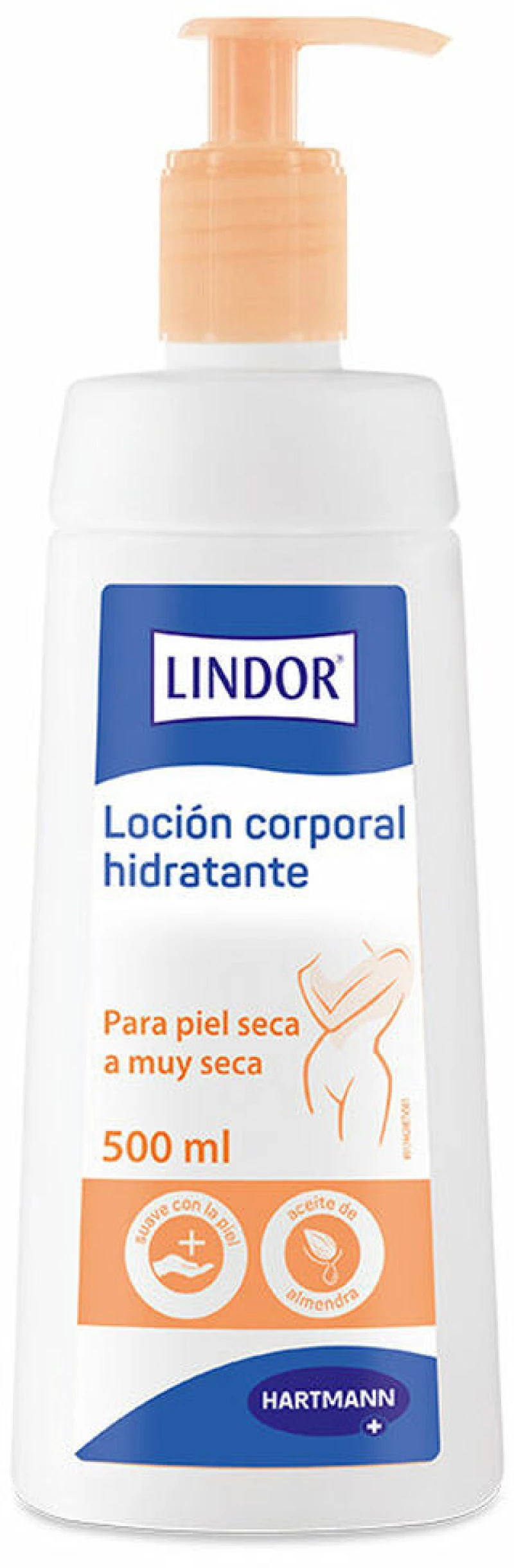 Ενυδατική Κρέμα Σώματος Hartmann Lindor Ξηρό Δέρμα 500 ml