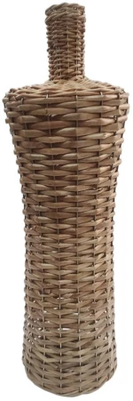 Βαζο rattan φυσικό 16x52
