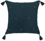 Μαξιλάρι Polycotton μπλε πετρόλ 40x40