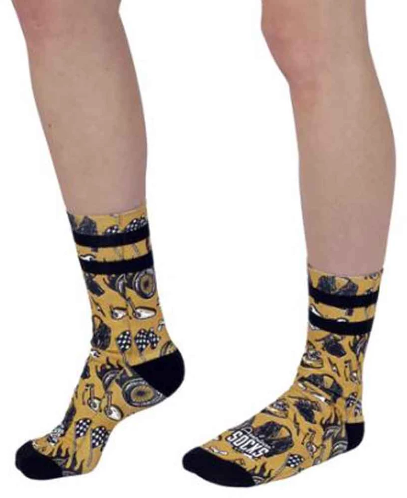Κάλτσες American Socks Mid High Signature Cafe Racer AS249