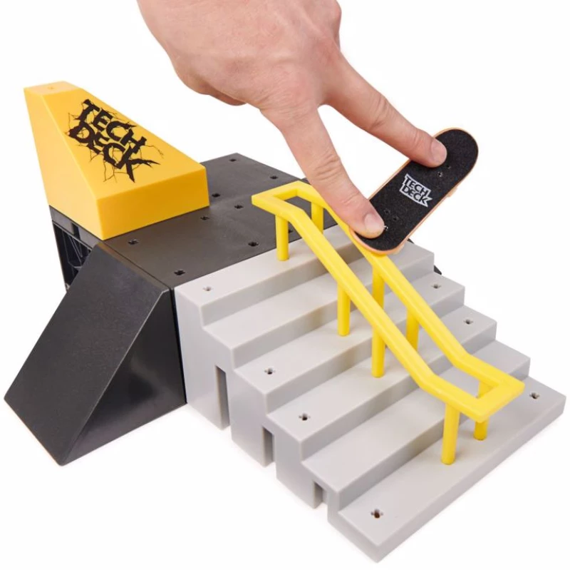 Tech Deck  X-Connect  Park Creator - 1 Μινιατούρα Τροχοσανίδα και 1 Ράμπα