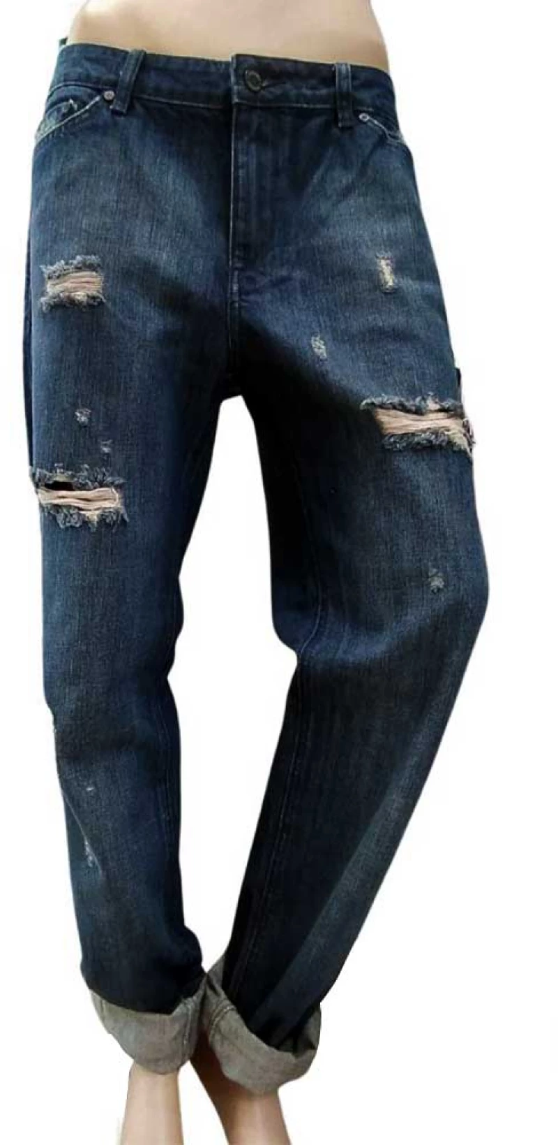 Γυναικείο παντελόνι τζην Insight ManOMan Denim IndigoTrash
