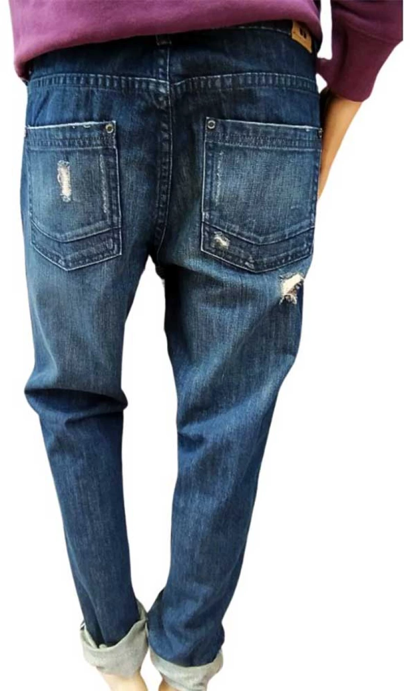 Γυναικείο παντελόνι τζην Insight ManOMan Denim IndigoTrash