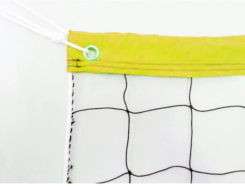Δίχτυ Beach Volley Minerva 3.0mm Συρματόσχοινο Κίτρινο 30103F PLUS