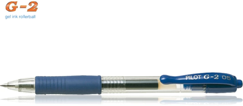 Στυλό PILOT G-2 GEL Με Κουμπί 0.5mm Extra Fine Μπλέ Κωδικός: BL-G2-5L