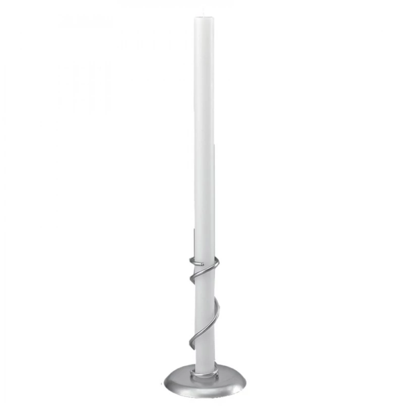 Λαμπάδα Γάμου Κούφιο Κερί 8x140cm NK001 (2ΤΜΧ.) Λευκό Χωρίς Βάση
