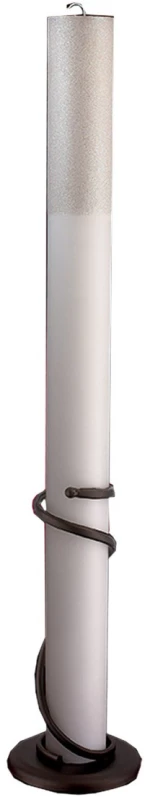 Λαμπάδα Γάμου Κούφιο Κερί 12x140cm NK009 (2ΤΜΧ.) Εκρου Με Βάση