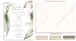 Προσκλητήριο γάμου - Λουλούδια TS475