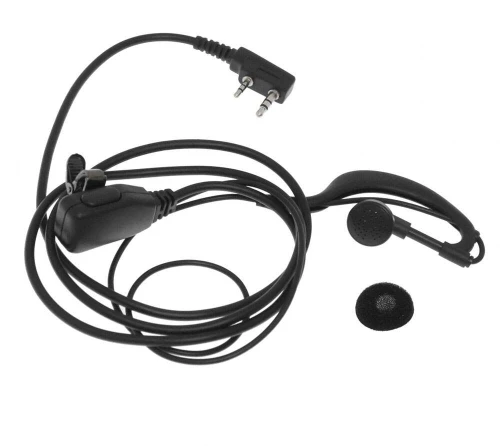 Ακουστικό Ear Hook UHF/VHF με PTT Μικρόφωνο για Ασύρματο Πομποδέκτη BF-888/UV-5R/UV-82 BAOFENG