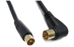 FTT16-211 BLACK Καλωδίωση TV-VIDEO Αρσ-Γωνιακό Θηλ RF 3c2v 1.5M