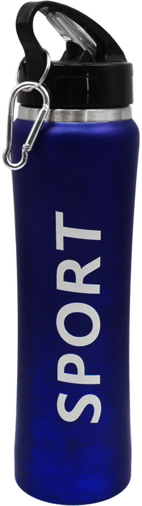 Μπουκάλι Θερμός με Εσωτερικό Καλαμάκι και Κρίκο Μεταφοράς 600ml JB-1309 Μπλε