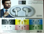 H05 Colourful stereo Ενσύρματα ακουστικά με μικρόφωνο- λευκό