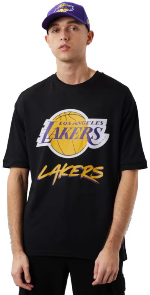 New Era NBA Los Angeles Lakers Script Mesh Tee M 60284737