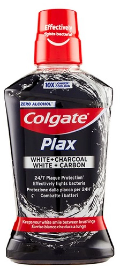 Colgate White + Charcoal Mouthwash 500ml