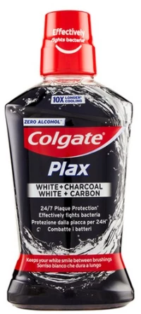 Colgate White + Charcoal Mouthwash 500ml
