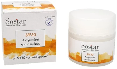 Sostar Anti-aging Panthenol Face Cream Spf30 50ml