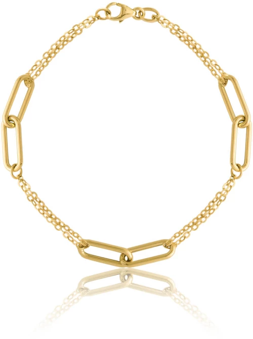 Βραχιόλι αλυσίδες χρυσό 14Κ