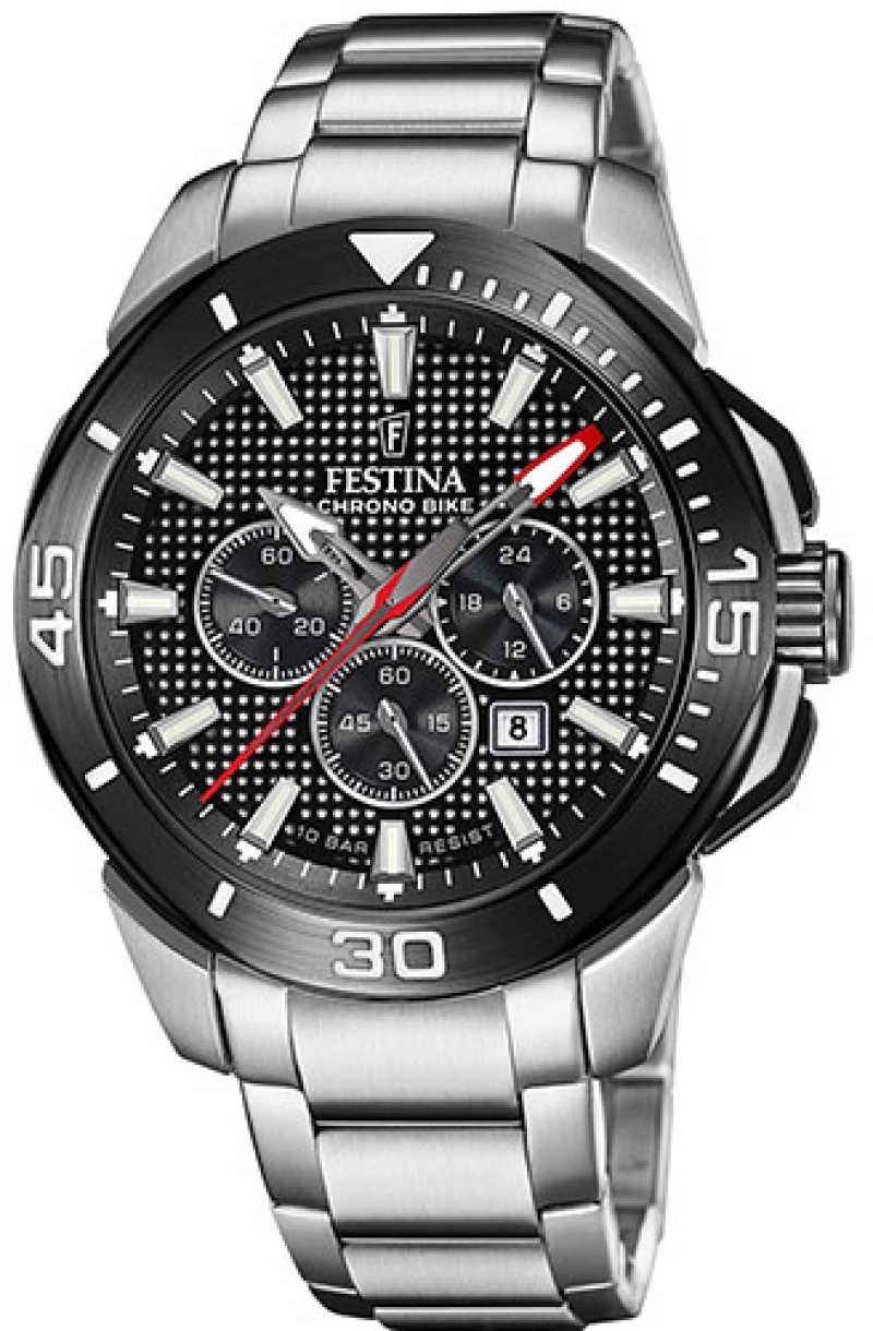 FESTINA Silver Stainless Steel Chronograph F20641/4 fenixroloi.gr