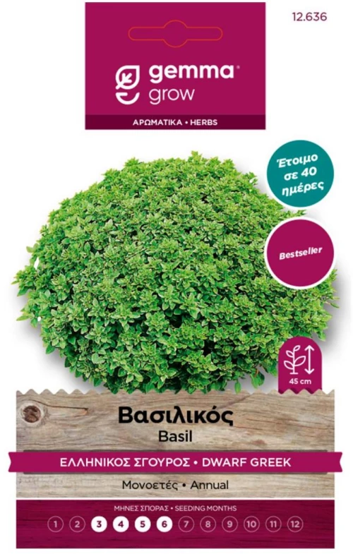 Βασιλικός ελληνικός σγουρός 12636
