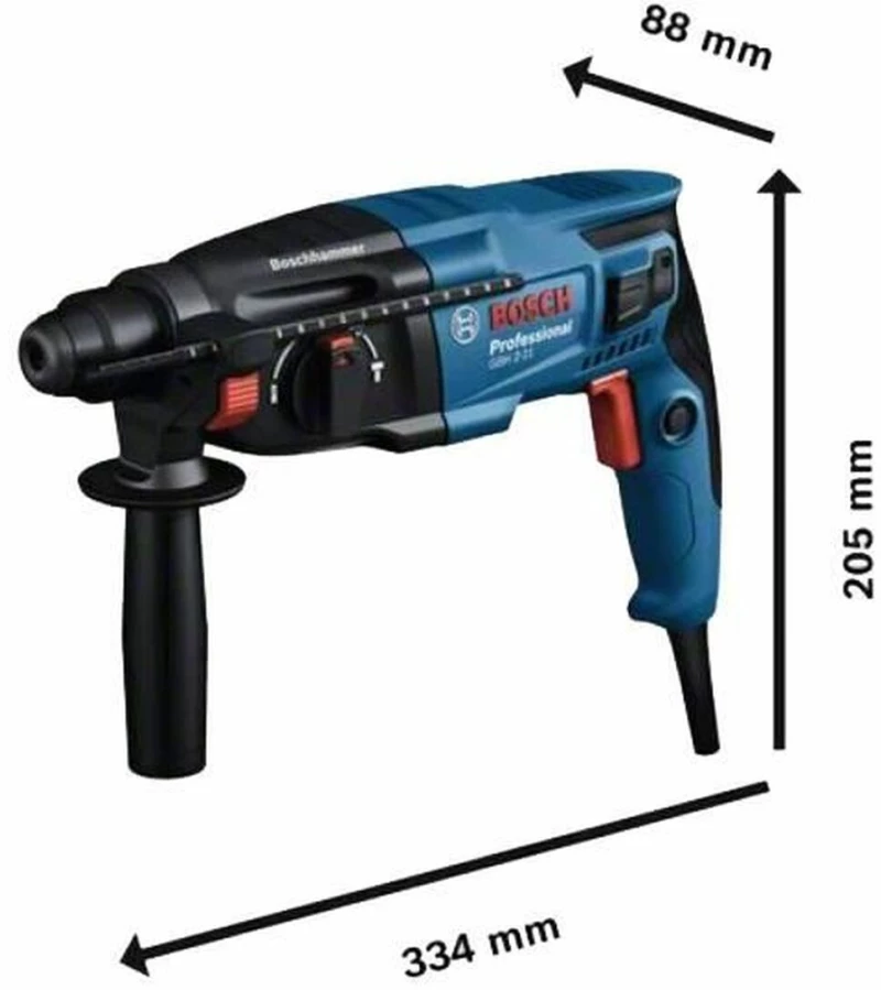 Σφυρί τρυπάνι BOSCH Professional GBH 2-21 720 W 1200 rpm